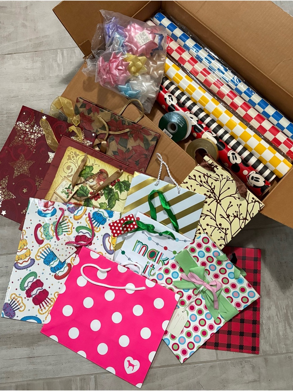 Bundle of Assorted Gift Supplies for Variety of Occasions